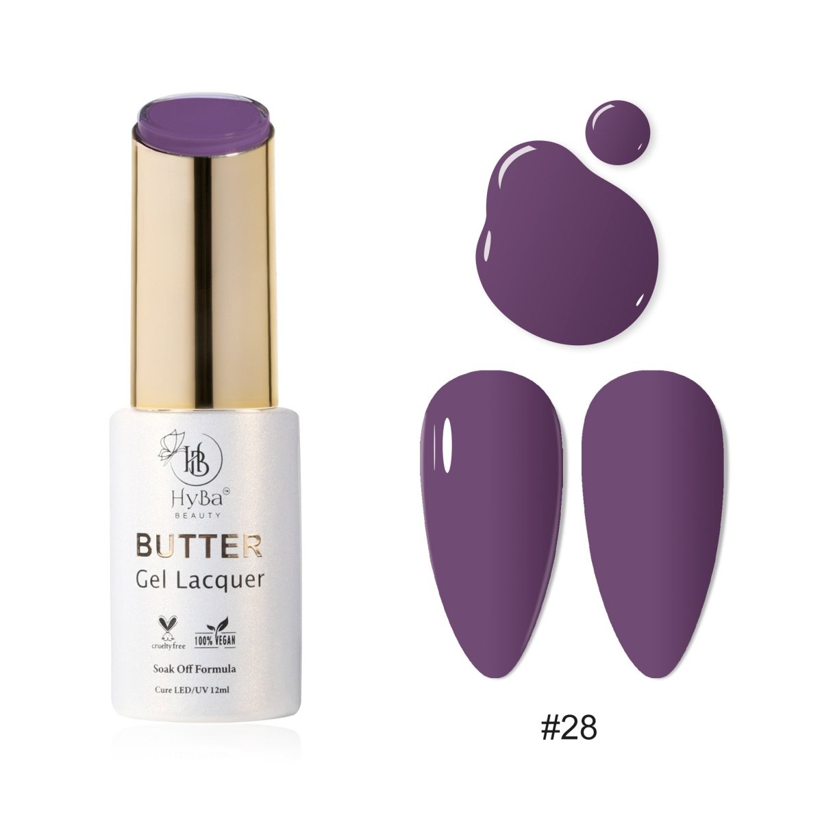 BUTTER Gel Polish SERIES 3 (Colors 021 - 030) - HYBA BEAUTY